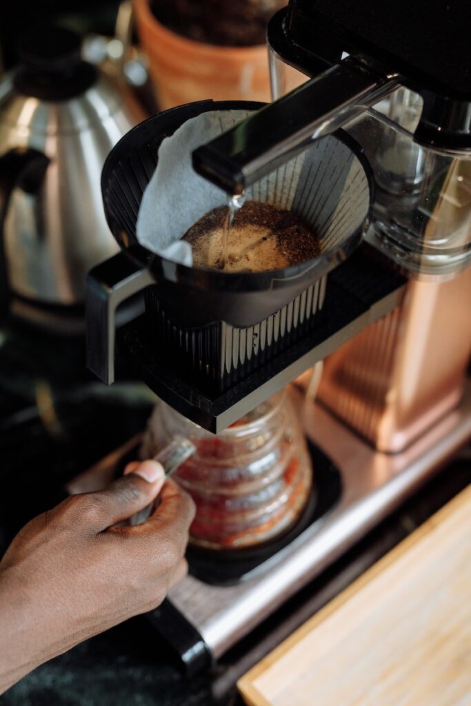 moccamaster caffè filtro batch brew, la macchina per estrarre caffè filtro o all'americana